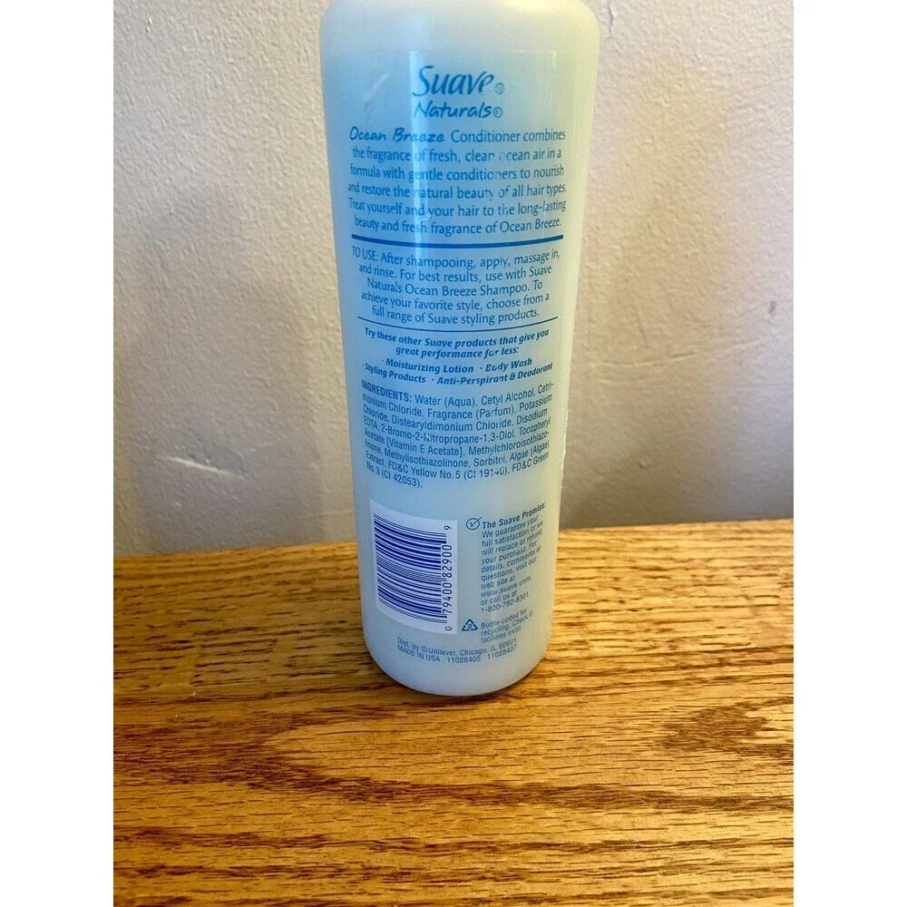 (2) Suave NATURALS Ocean Breeze Ginger Lily Conditioner SET y2k VTG 15oz Aroma